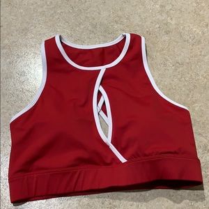 Carbon38 high neck sports bra